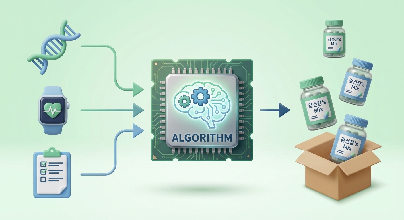 맞춤형 건강기능식품 추천 알고리즘 설계 · 개발